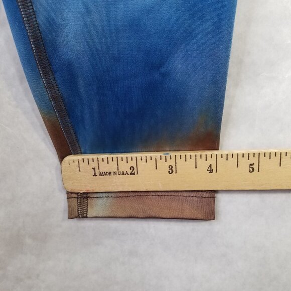 Beyond Yoga 7/8 Leggings Women's S Multi Color Red Blue Stripe Lux High Waisted - Picture 14 of 14